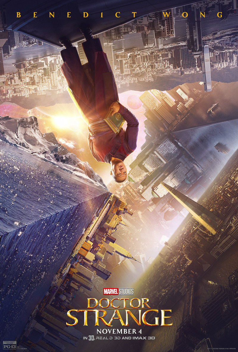 Illustration for article titled These Six New Doctor Strange Posters Will Have You Head Over Heels (or Vice Versa)